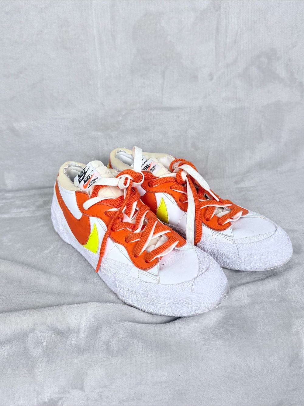 Nike x Sacai Blazer Low Magma Orange White Sneakers Men’s 11.5 DD1877-100